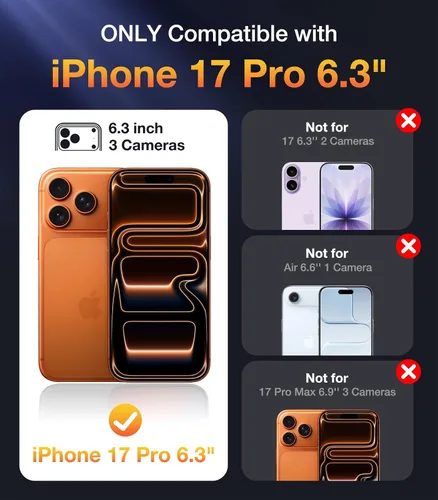 Miniatura 58 de Diaclara Funda diseñada para iPhone 16, mejorada [protección completa de la cámara], carcasa resistente de cuerpo completo con protector de pantalla
