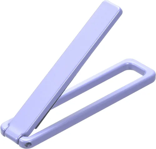 Miniatura 9 de uxcell Soporte delgado para teléfono celular, soporte de escritorio horizontal y vertical, soporte plegable para teléfono para la mayoría de Amarillo