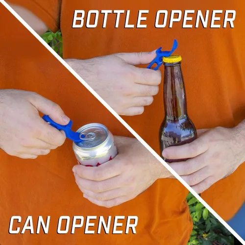 Miniatura 5 de GoPong Abridor de escopeta de cerveza definitivo, paquete de 10 llaveros, ideal para recuerdos de fiesta, portón trasero y más, elige tu