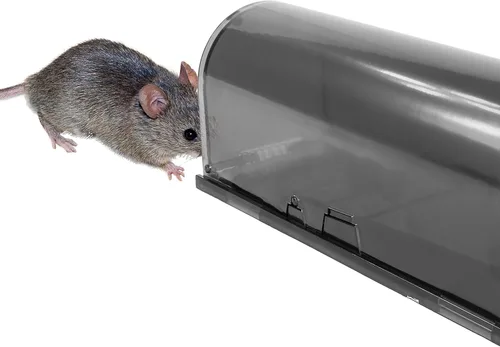 Miniatura 4 de Trampas para ratones de captura y liberación en vivo, juego de 2 trampas inteligentes para roedores seguras alrededor de mascotas y niños