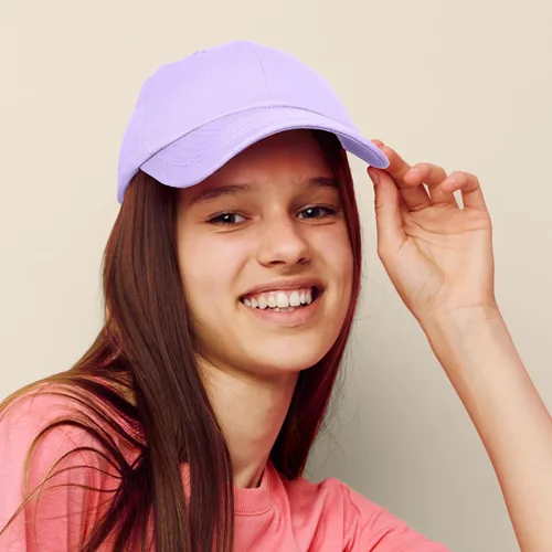 Miniatura 6 de DALIX Womens Cap Adjustable Hat 100% Cotton Black White Gold Lavender Blue Pink Lime Green Hot Pink