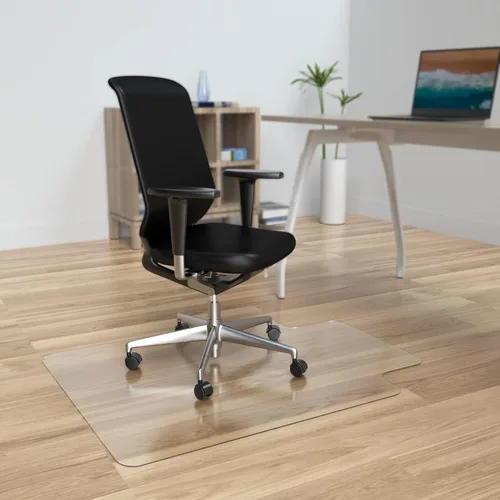 Miniatura 2 de Amyracel Tapete para silla para suelo de madera dura, 36" x 48" tapete para silla de escritorio de computadora, tapete protector de piso de oficina