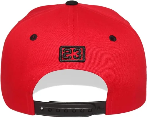 Miniatura 4 de 4350 DISTRICT Gorra ajustable de algodón Snapback para hombre (N21BUL17 REDBLK), Bull Legend_red Negro