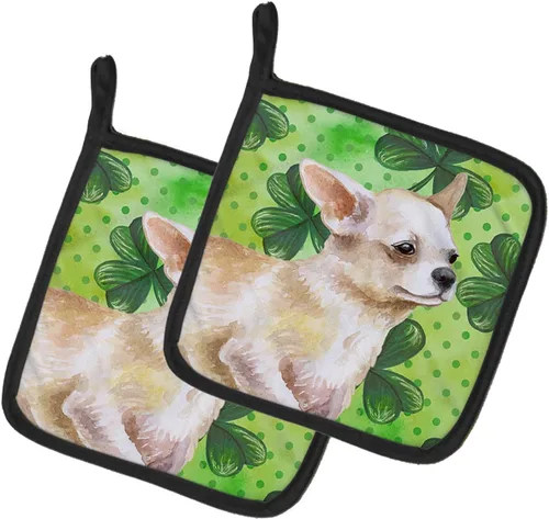 Miniatura 42 de Caroline's Treasures BB9655PTHD - Juego de soportes para ollas de cocina resistentes al calor, almohadillas calientes para horno, 7 1/2 x 7 1/2