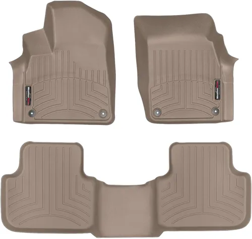 Miniatura 9 de WeatherTech Revestimientos de suelo personalizados para Audi SQ7, SQ8, Q7-1ª y 2ª fila (44887-1-5), negro