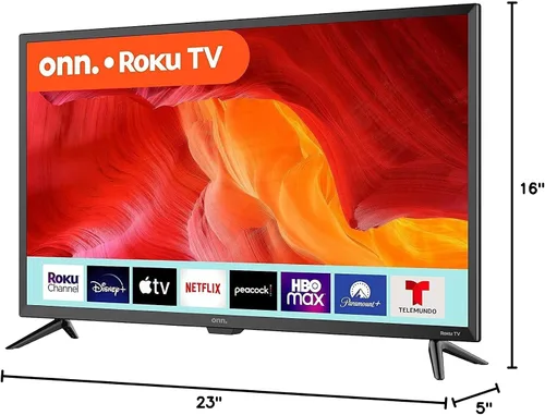 Miniatura 2 de ONN Smart TV HD LED de 24 pulgadas con resolución de 720p, frecuencia de actualización de 60 Hz, pantalla DLED, transmisión inalámbrica 100012590