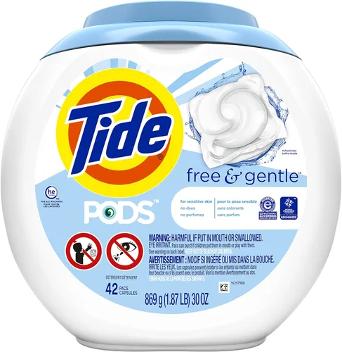 Miniatura 16 de Tide PODS - Cápsulas de jabón de detergente libre y suave, 76