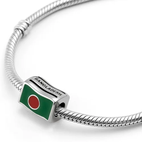 Miniatura 67 de Bolenvi Banderas Travel Country, dijes para el día de la madre, plata de ley 925 para pandora y pulseras o collares similares, joyería para mujeres