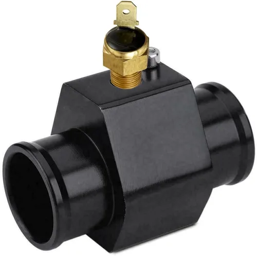 Miniatura 3 de Adaptador de acoplamiento de extremo de manguera de agua en línea para radiador de motor, 1/8" pulgada NPT, kit de cableado de termostato de puesta