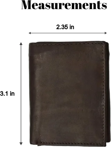 Miniatura 3 de MARSHAL Cartera de cuero para niños