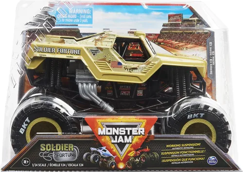 Miniatura 8 de Monster Jam, Camión monstruo oficial de El Toro Loco, vehículo de colección fundido a presión, escala 1:24, juguetes para niños a partir de 3 años