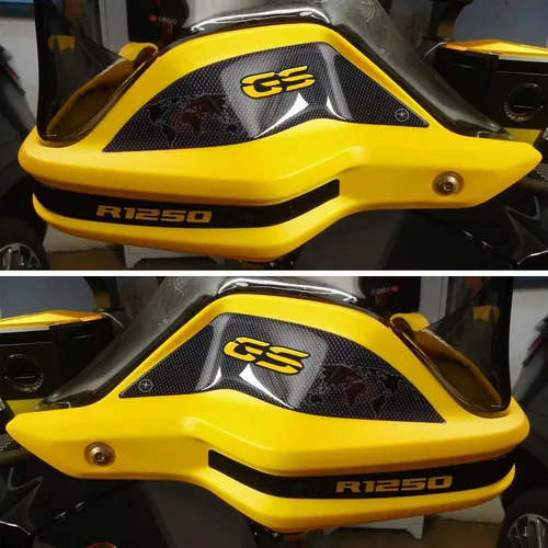 labelbike - Adhesivos de resina de gel 3D para motocicleta, protecciones de mano compatibles con BMW R 1250 GS 40th Anniversary 2021-2023