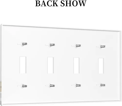 Miniatura 946 de Placa Decorativa de Pared de Granja Rústica con Cuerno de Madera para Puerta de Granero 1 Banda Duplex Cubiertas de Toma Eléctrica Soltera