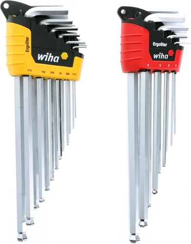 Miniatura 12 de Wiha 66979 Juego de 35 piezas de bandeja de llaves ErgoStar en forma de L - Hex métrico, Hex SAE, Torx
