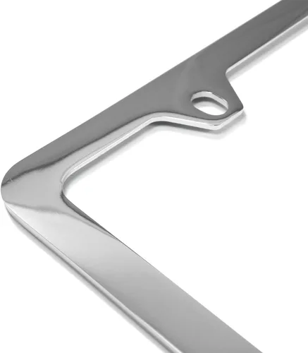 Miniatura 5 de iPick Image para Cadillac V Logo en 3D en espejo cromado marco de matrícula de metal