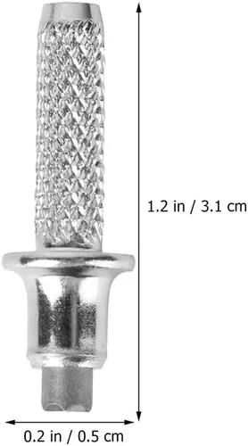 Toddmomy 10 puntas de acero de tungsteno para bastón de senderismo Alpenstock, accesorios ligeros y duraderos para bastones