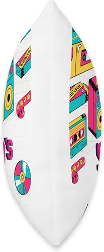 Miniatura 2 de 90s Baby Fun Retro Cartoon Style Throw Pillow