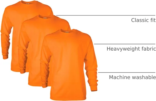 Miniatura 170 de Gildan - Camiseta de manga larga de algodón ultra estilo G2400 para adultos, paquete múltiple