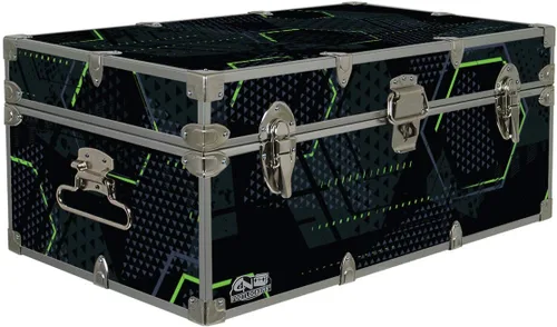 Miniatura 14 de C&N Footlockers Troncos de almacenamiento de diseñador – Temas de alta tecnología – 32 x 18 x 13.5 pulgadas – Duradero y construido para durar