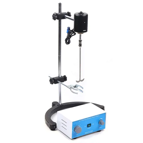 Agitador eléctrico de arriba, mezclador de laboratorio de 0-2800rpm con tiempo y velocidad ajustable 10L mezclador de laboratorio de agitación con