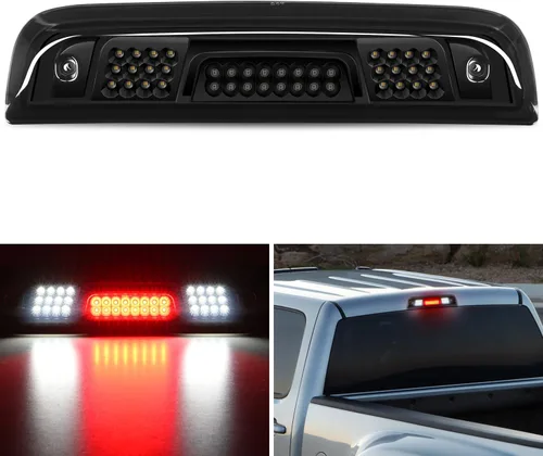 Miniatura 19 de Nilight - Tercera luz de freno de montaje alto, luces LED de repuesto para faro trasero, luz trasera de montaje central de cabina Lente ahumada.