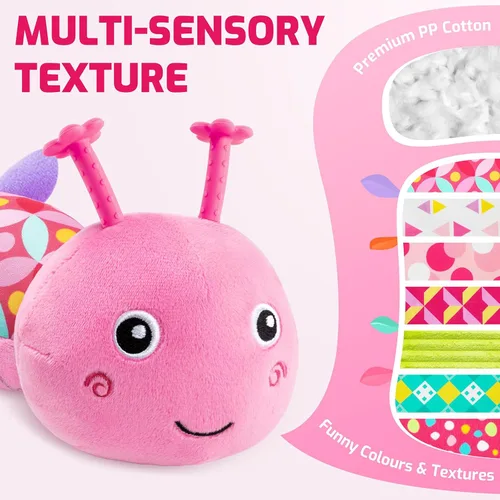 Miniatura 2 de Sumobaby juguetes musicales de peluche para bebés de 0-3-6-12 meses, juguetes multisensoriales con crujido y sonajeros, juguetes para tiempo boca