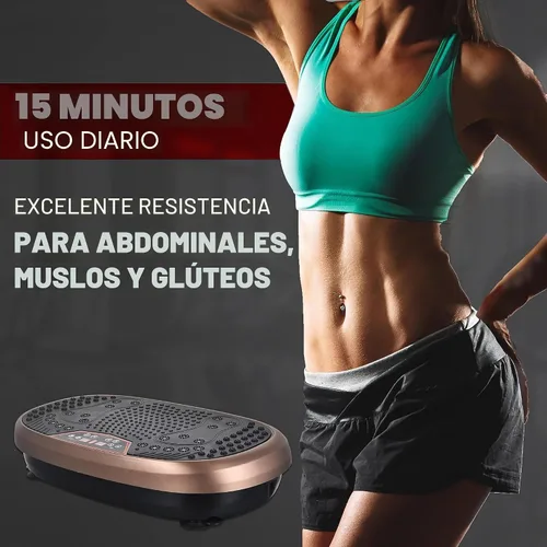 Miniatura 3 de EILISON FitMaxx 3D XL Vibration Plate Exercise Machine - Whole Body Workout Vibration Platform w/Loop Bands - Lymphatic Drainage Machine for