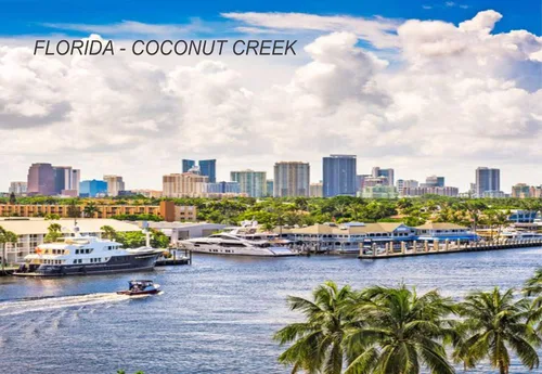 Miniatura 22 de Imanes de nevera para refrigerador de Florida USA United States (1 pieza, estilo: Boca Raton #FL74)