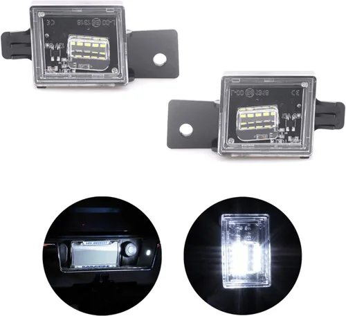 15SMD - Lámpara de repuesto LED para placa de matrícula para camioneta Chevy Colorado Silverado GMC Canyon Sierra 1500 2500HD 3500HD 3500HD