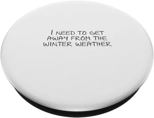 Miniatura 2 de Necesito alejarme del clima invernal PopSockets Swappable PopGrip