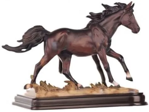 Miniatura 2 de GSC Colección de caballos marrón figura de caballo decoración decoración coleccionable