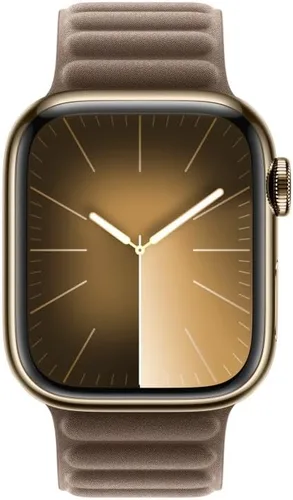 Miniatura 3 de Apple - Correa de reloj, eslabones magnéticos (45 mm), verde eterno, M/L