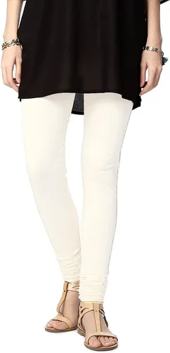 Miniatura 17 de ladyline Leggings Churidar elásticos de algodón para mujer Extra largos de longitud completa de cintura alta Talla regular y grande Pantalones