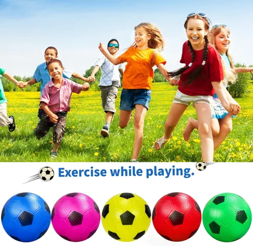 Miniatura 3 de Paquete de 12 mini pelotas de fútbol para niños, mini pelotas inflables de 4 pulgadas para juegos de interiores y exteriores, pelota de fútbol