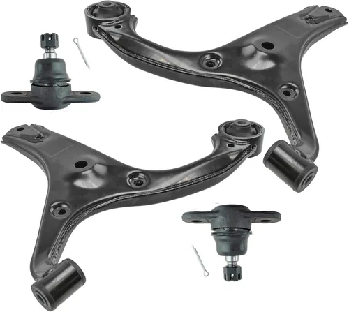 Miniatura 109 de TRQ Brazo de control delantero superior e inferior con rótula juego de 4 piezas compatible con Land Rover Range Rover 2003-2012