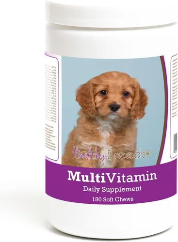 Miniatura 50 de Healthy Breeds Bulldog francés multivitamínico suave masticable para perros 180