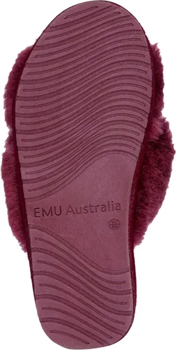 Miniatura 5 de EMU Australia Pantuflas Mayberry 11 Merlot para mujer, Merlot