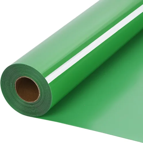 HTVVETUR Vinilo termotransferible de transferencia térmica de 12 pulgadas por 35 pies, para rollos de camisetas HTV para todas las máquinas Verde