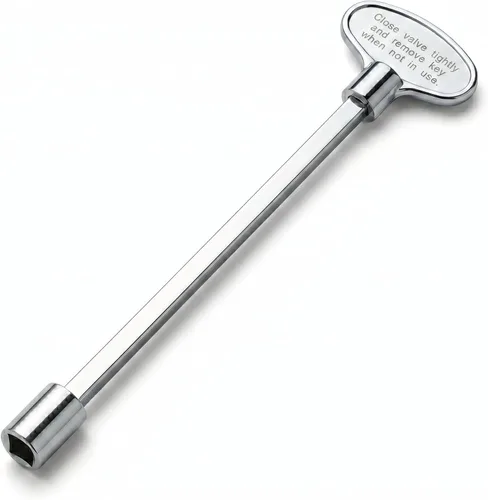 Miniatura 10 de Midwest Hearth - Llave de válvula universal para fogones y chimeneas de gas, cromado pulido
