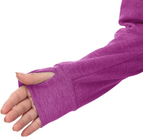 Miniatura 62 de TBMPOY Chaquetas con capucha y protección solar UPF 50+ para mujer, ligeras, de manga larga, para senderismo, exteriores, con cremallera completa