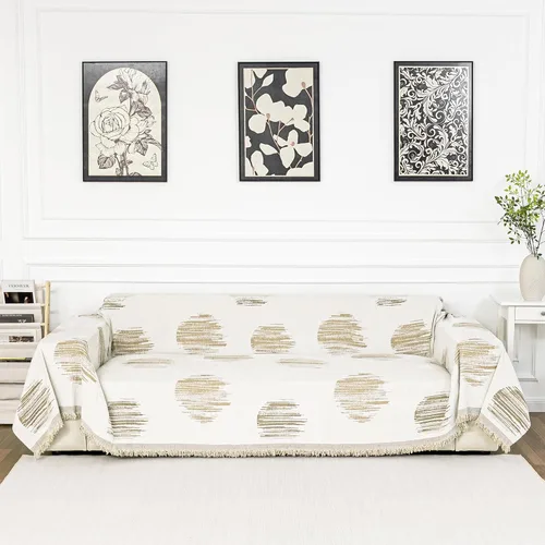 Miniatura 17 de MEETSKY Fundas para sofá modular de 3 cojines, lavables, mezcla de felpilla suave, protector de muebles, funda decorativa de estilo moderno