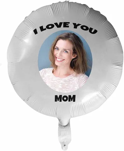 Miniatura 12 de Globo personalizado con cara, fotos personalizadas, globos de feliz cumpleaños, globos con nombre personalizado para regalos de fiesta de aniversario