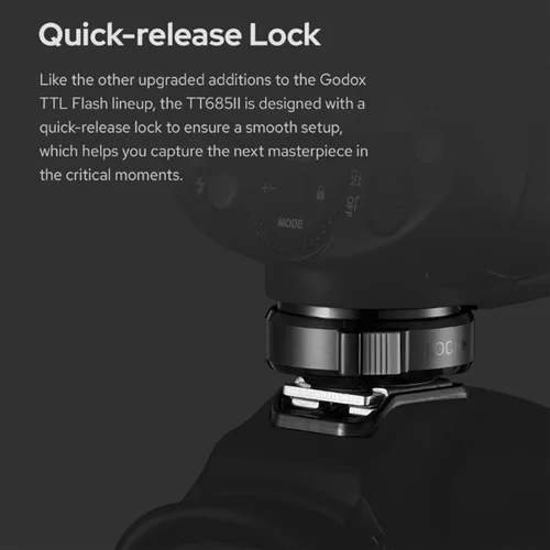 Miniatura 8 de Godox TT685II-C Flash para cámara Canon Flash Speedlite, E-TTL 2.4G inalámbrico GN60 HSS, 2.4G inalámbrico X sistema compatible con Canon 6D 7D 50D