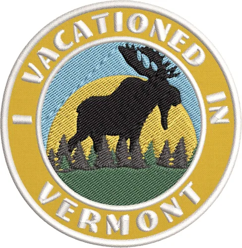 Miniatura 6 de I Vacationed in Vermont - Parches decorativos bordados de 3.5 pulgadas, para planchar o coser, recuerdos de vacaciones, viajes, aventura, tema