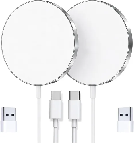 Miniatura 14 de Cargador MagSafe, almohadilla de carga inalámbrica magnética para iPhone 17/17 Pro/17 Pro Max/Air/16 15 14 13 12 Pro Max Plus/AirPods 2 3 Pro, imán