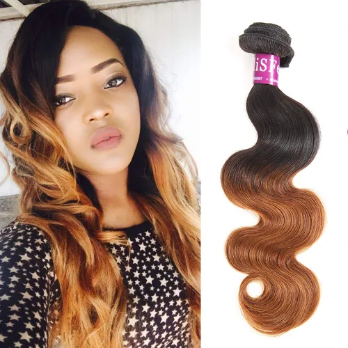 Miniatura 21 de 4 paquetes de cabello humano ondulado brasileño degradado borgoña T1B/99J, paquetes de cabello humano ondulado y húmedo para mujeres negras