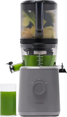Miniatura 11 de Nama J3 - Exprimidor Compacto de prensa en frío, ahorro de espacio y autoalimentación para funcionamiento manos libres, ligero, portátil, exprimidor
