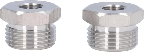 Miniatura 7 de Adaptador de barril de cerveza de 2 piezas, adaptador de grifo de cerveza de acero inoxidable, accesorios de barril de bloqueo de bola, conector