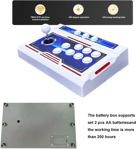 Miniatura 8 de [39800 juegos en 1] Pandora Box 3D Arcade Game Machine, Doble Wireless Joystick Arcade Console, función WiFi para agregar juegos en línea, PC