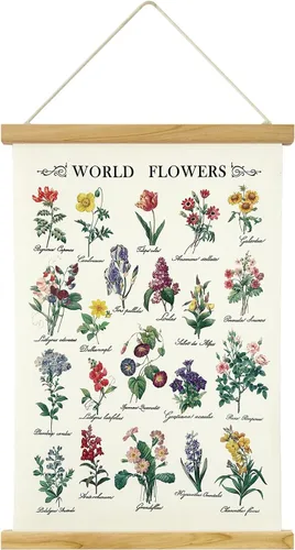 Miniatura 8 de XIAOAIKA Póster de hierbas aromáticas para pared, impresiones artísticas HD vibrantes y coloridas, estilo rústico de hierbas, póster para colgar